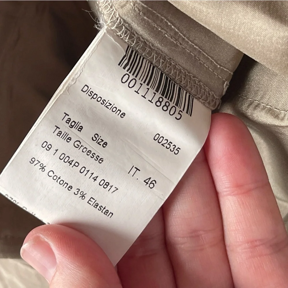 Lavia khaki tan cotton career wear pants